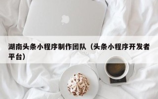灌南湖南头条小程序制作团队（头条小程序开发者平台）